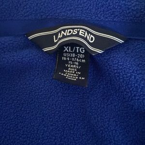 Lands End Fleece Windbreaker